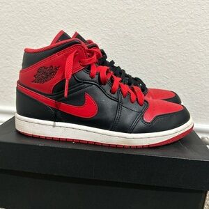 Jordan Black and Red High-Tops